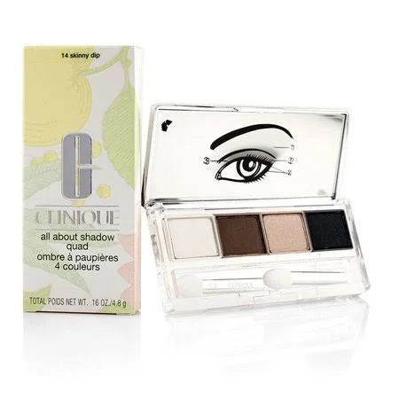 Clinique All About Shadow Quad - #14 Skinny Dip 4x1.2g/0.04oz Make Up, Men's