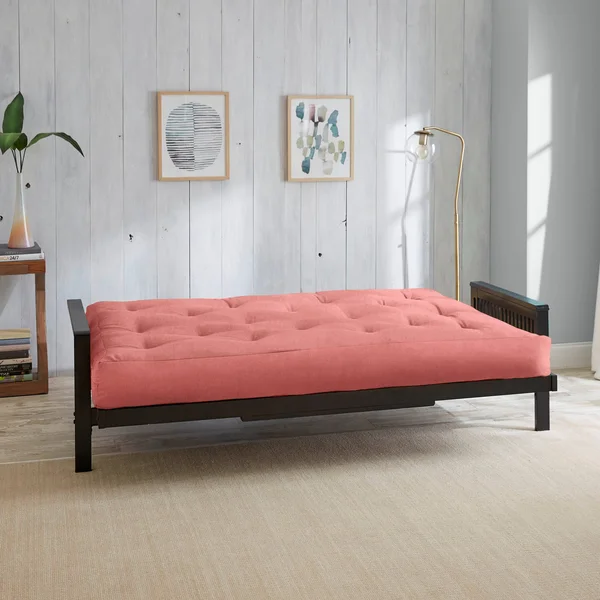Porch & den Oppenlander Black 10-Inch Queen-size Dual Gel Futon Mattress - Blue