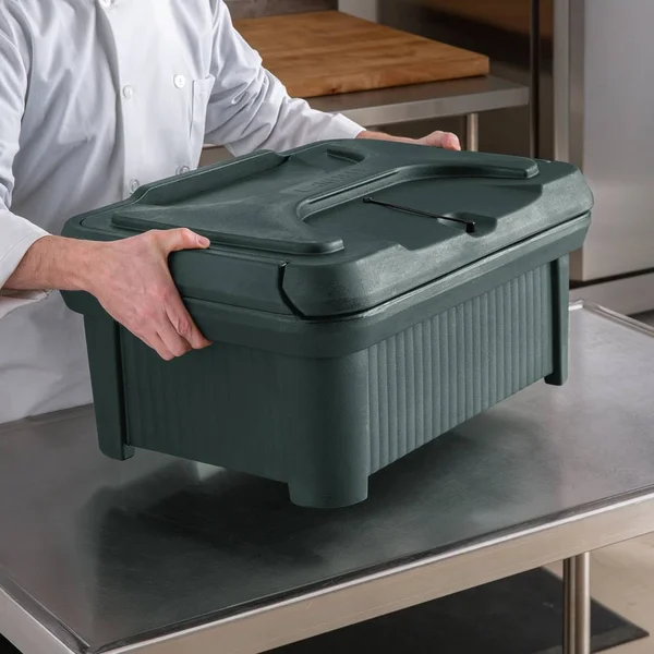 Carlisle XT160008 Slide &n Seal Top Loader, 6-Inch, Forest Green