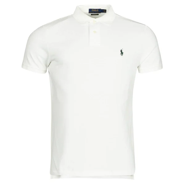 Polo Ralph Lauren Mens White Chest Logo Polo Shirt