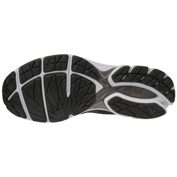 Men's Mizuno Rider Waveknit 3 Running Shoe, Size: 9 2E, Black