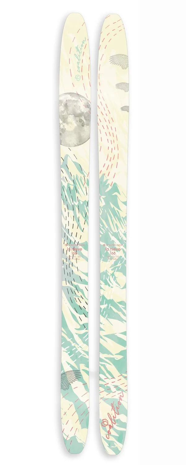 Coalition Snow Women's La Nieve Skis Multi-Colored 173 cm