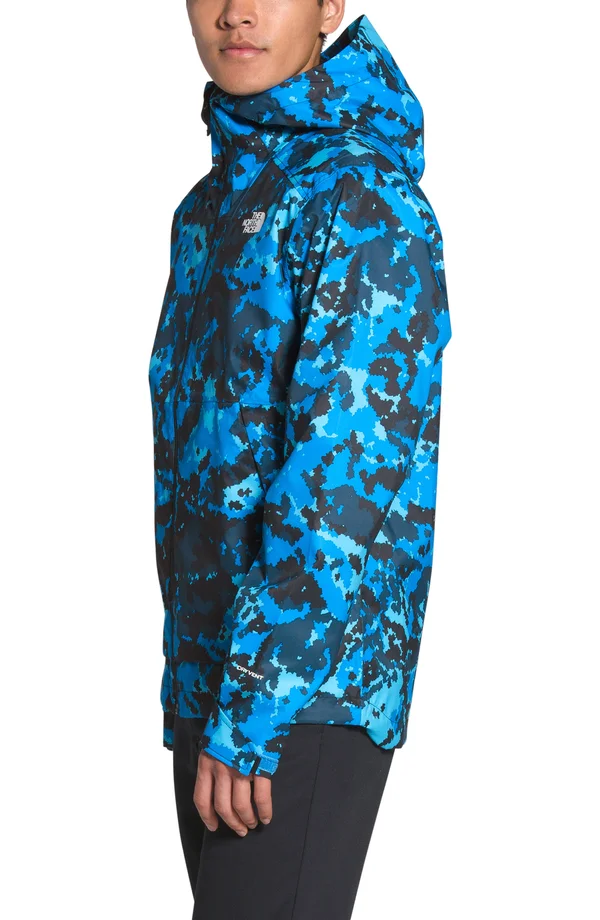 The North Face Men's Millerton Jacket - Medium - Clear Lake Blue Digi Topo Print
