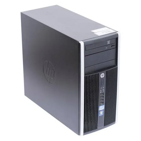 HP Elite 8100 Tower i5-650 Dual Core 3.1GHz 6GB 120GB Solid State Drive DVD-ROM Windows 10 Pro 64 Bit
