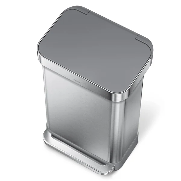 Simplehuman Trash Can - Rectangular Step Can, 45 Liter