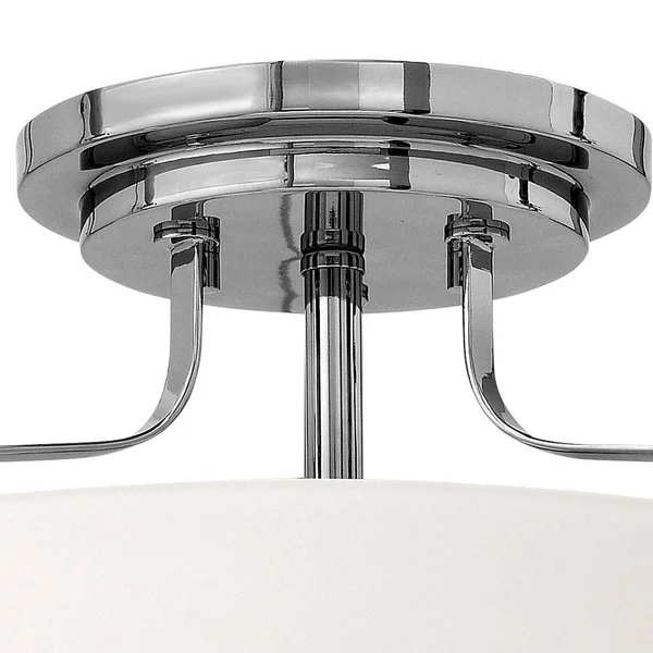 Hinkley - 3643BK - Three Light Semi-Flush Mount - Harper - Black