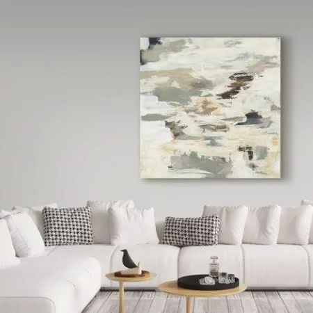 Trademark Fine Art 'Steps on Stones I' Canvas Art by Silvia Vassileva - White