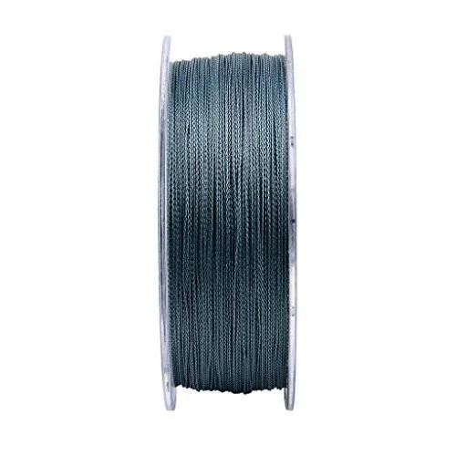 KastKing Superpower Braided Fishing Line - Low-Vis Gray, 65 Lb, 8 Strands, 1097 yds