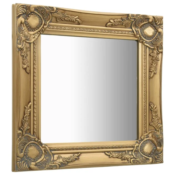 vidaXL Wall Mirror Baroque Style 19.7x22x31.5x22 White