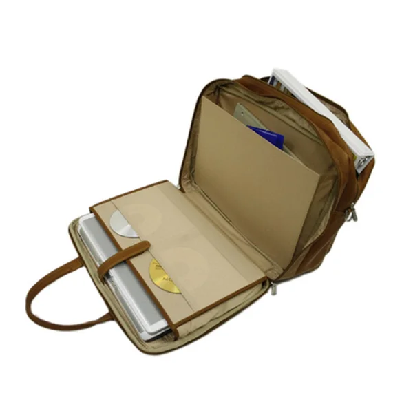 Piel Leather Checkpoint Friendly Brief Overnighter (saddle)