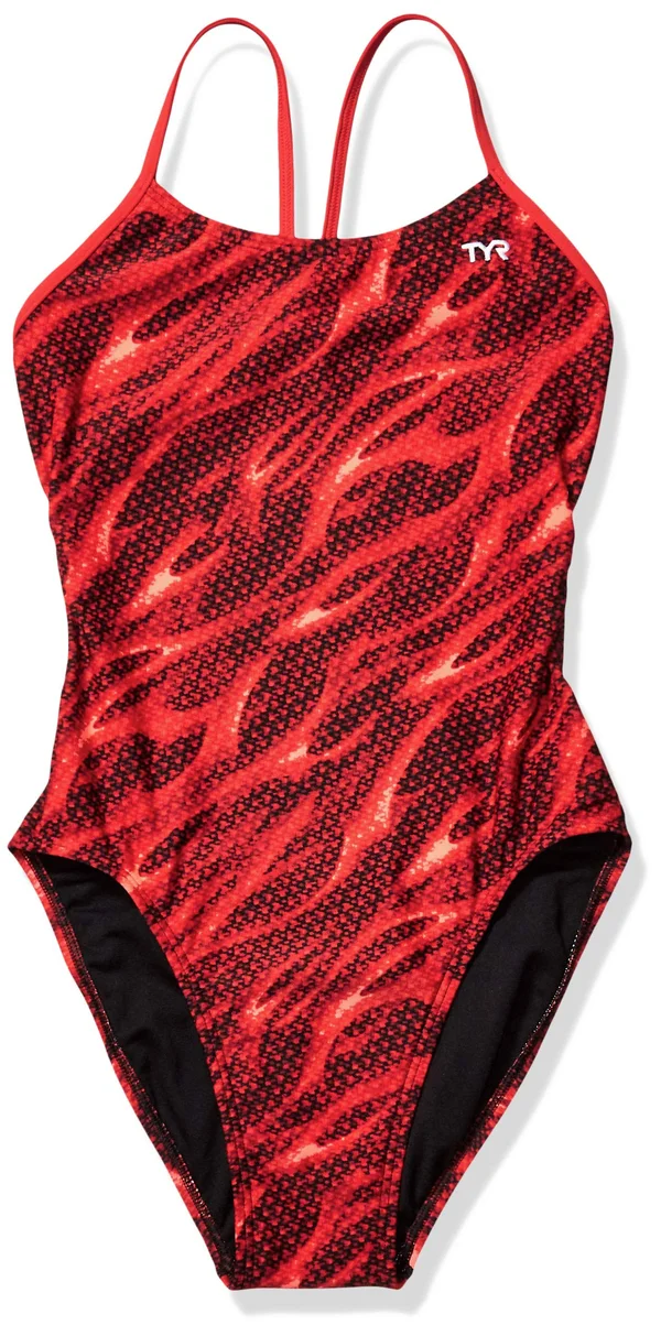 TYR Crea7a Women's Reaper Cutoutfit Swimsuit - Red - 30