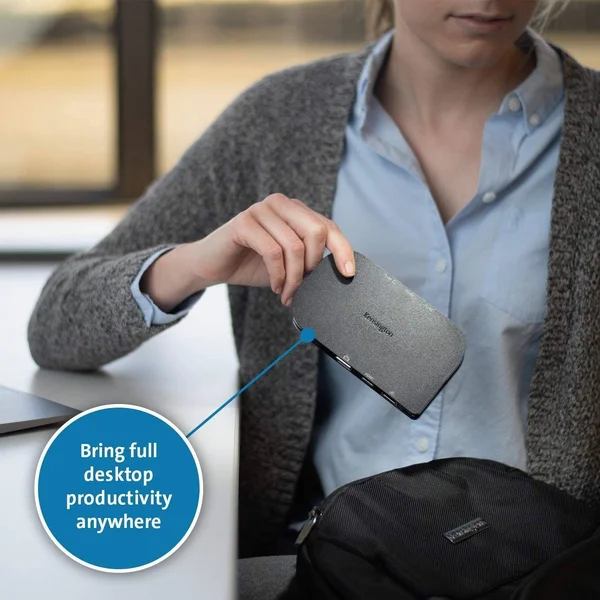 Kensington SD1600P USB-C Mobile 4K Dock with Pass-Through Charging - Dock