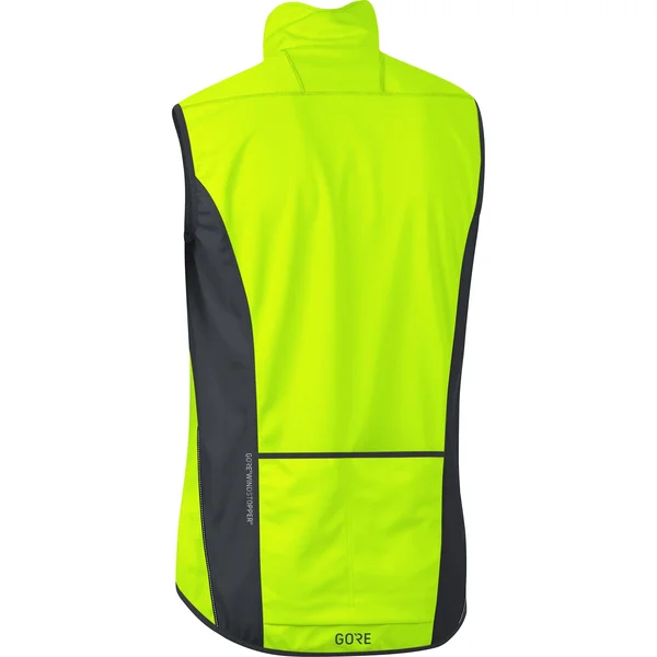 Gore Wear C3 Windstopper Vest - M - Neon Yellow-Black