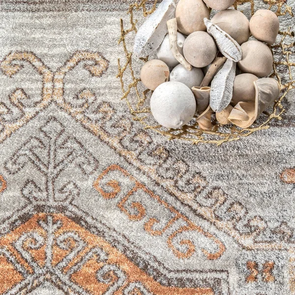 nuLOOM Transitional Vintage Ella Ornamental Pyramid Tribal Area Rug Orange 6& 7x22 x 9& Medallion - Tribal, Border 6& x 9& Indoor
