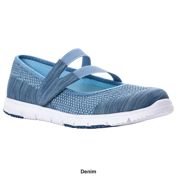 Propet Women's TravelWalker Evo Mary Jane - Size: 7.5, Black Mesh