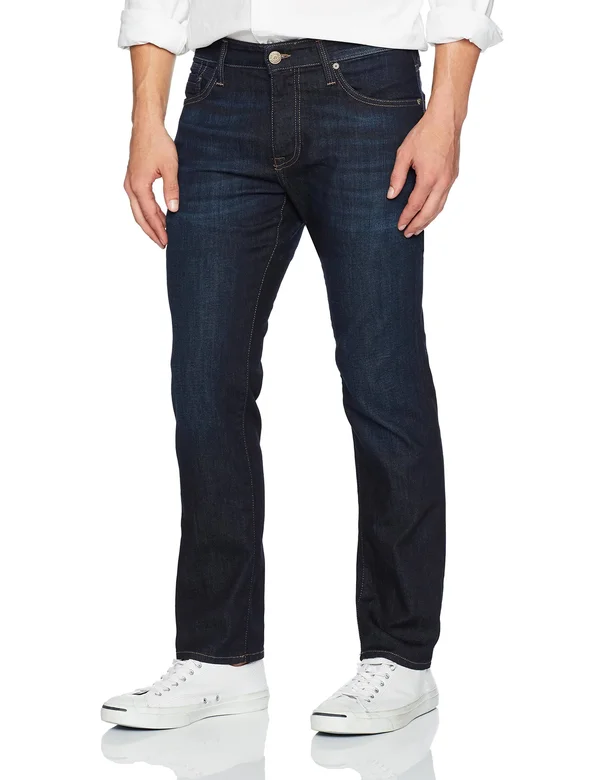 Mavi Marcus Regular Rise Slim Straight Leg in Rinse Brushed Williamsburg Jeans