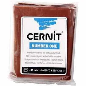 Cernit 1-Piece Clay N1 56 G Brown, Brown