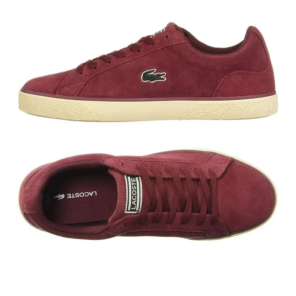 Lacoste Men Lerond Fashion Sneakers, Men's, Size: 8, Red