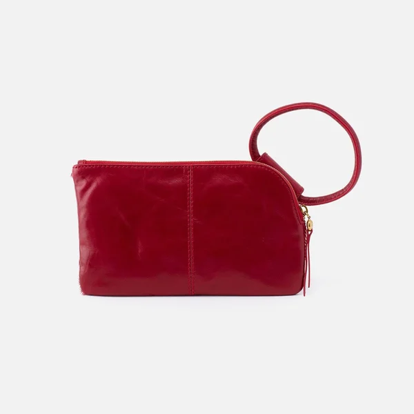 Hobo: Sable Wristlet in Gold Leaf Cow Hide