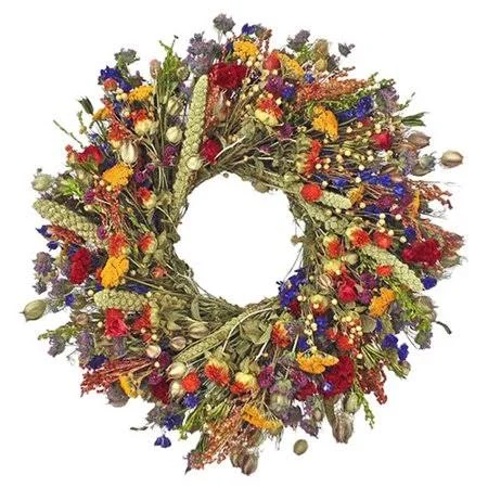 Dried Flowers and Wreaths Llc Nature&s Palette Wreath