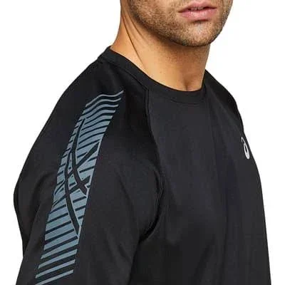 Asics Icon Performance Short Sleeve T-Shirt Black - XXL