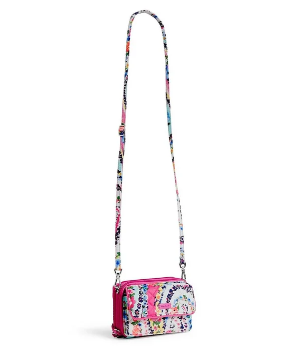 Vera Bradley Iconic RFID All in One Crossbody, Wildflower Paisley