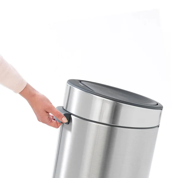 Brabantia 8-Gallon Touch Trash Can - Matte Steel