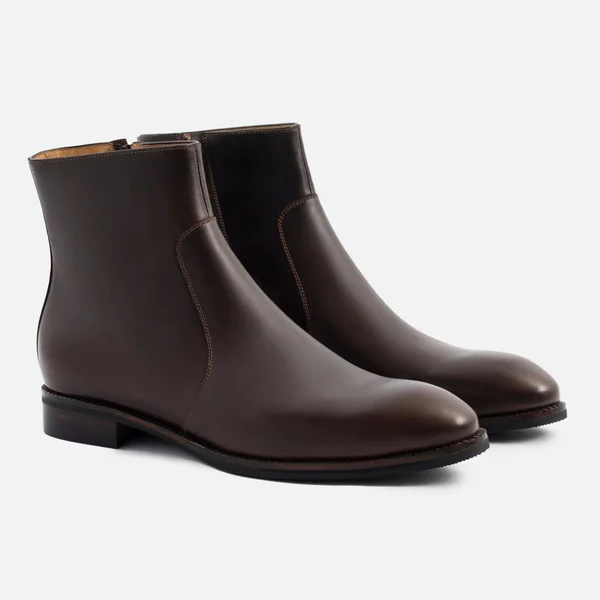 Beckett Simonon Easton Side-Zip Boots - Pull-Up, Brown, Size 12, Men's Boot