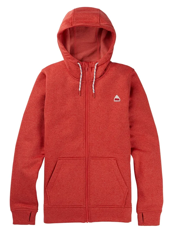 Burton Women's Oak Full-Zip Fleece - Cranberry Heather, XL