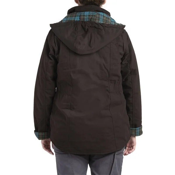 Berne Women's Quilted Flannel-Lined Washed Barn Coat