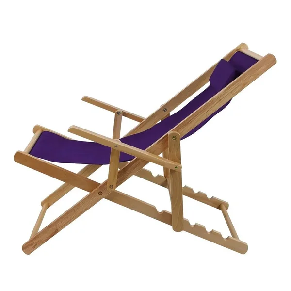 Casual Home Sling Chair, Purple Canvas