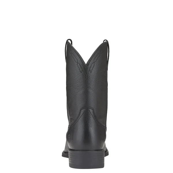 Ariat Heritage Roper Wide Square Toe 8.5 Men's Black