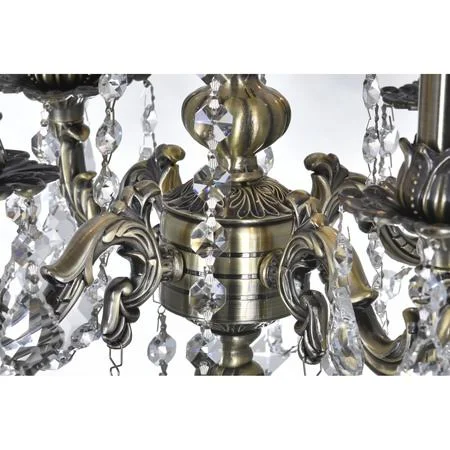 CWI Lighting 4 Light Up Chandelier with Antique Brass Finish 2037P14AB-4