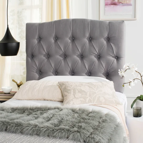 Safavieh Axel Tufted Headboard - Grey, Twin