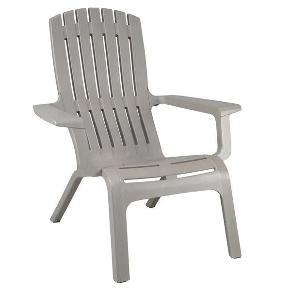 Grosfillex Westport Adirondack Chairs - Barn Gray