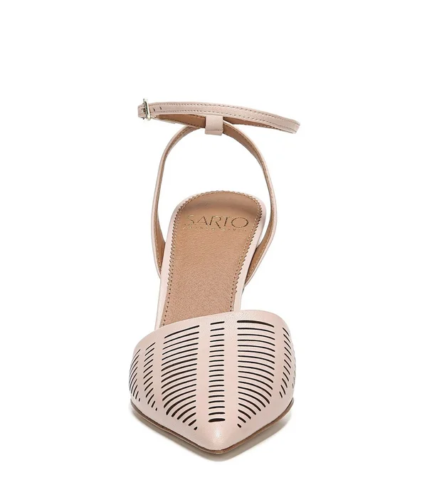 Sarto by Franco Sarto Women's Starla Ankle Strap Heel - Size: 5.5, Blush Nappa Leather