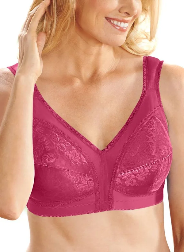 Playtex 18 Hour Comfort Strap Bra - 36d - Berry