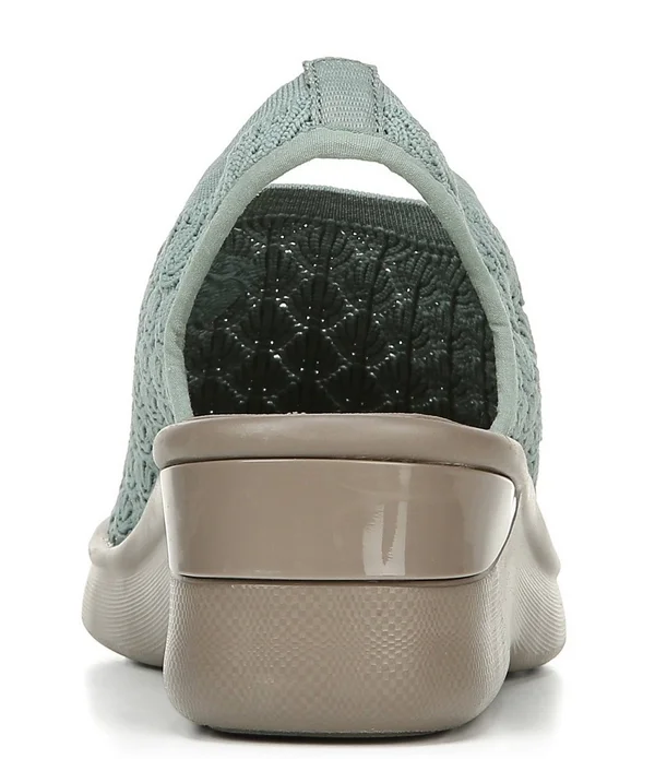 Bzees Women's Secret Wedge Sandal - Sand Crochet, 9.5