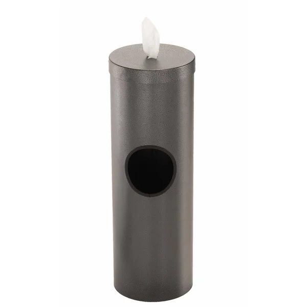 Glaro Steel Disinfecting Wipe Dispenser with 2 Gallon Waste Receptacle - F1028-BL-AW1 - Blue