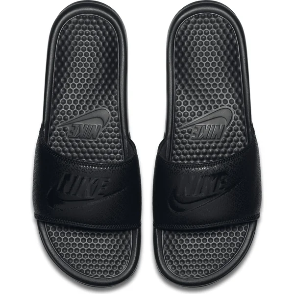 Nike Men's Benassi Just Do It Slide (White/Royal) 11