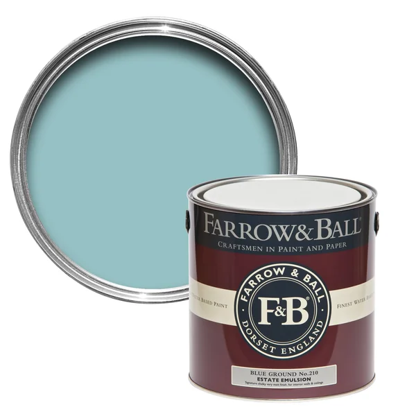 Farrow & Ball Blue Ground Paint US Gallon Estate Emulsion No.210