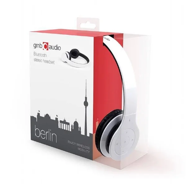 Gembird BHP-BER-W headphones/headset Head-band White