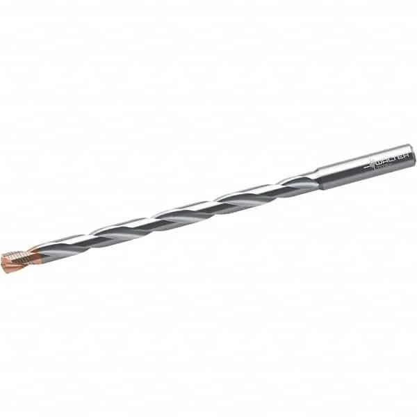 Walter-Titex 7/32x22 140° 2-Flute Solid Carbide Extra Length Drill Bit - TiNAl/AlCrN Finish - 83mm Flute Length, 121mm OAL, 6mm S