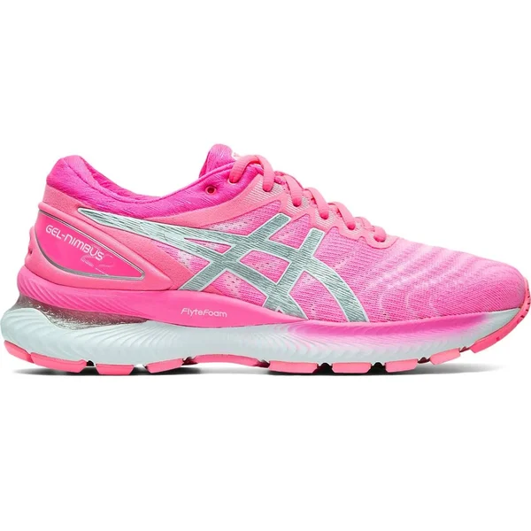 Asics Women's Gel Nimbus 22 - Hot Pink - Pure Silver - 6.5 - B