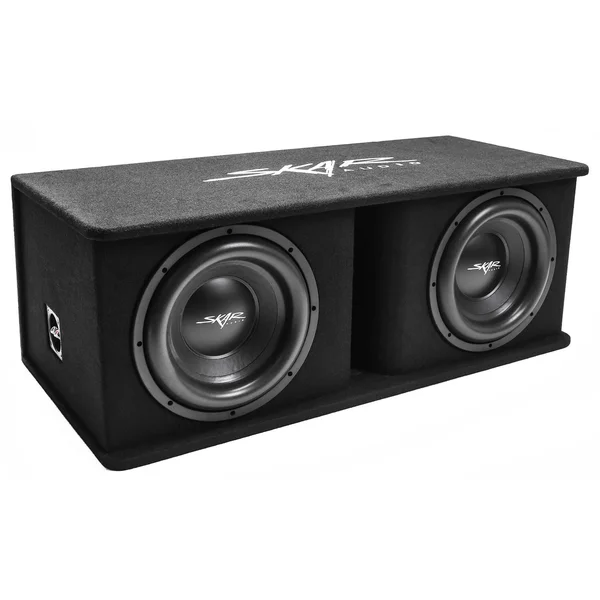 Skar Audio Dual 12x22 2400W Loaded SDR Series Vented Subwoofer Enclosure - SDR-2X12D4
