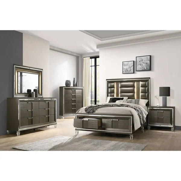 Picket House Furnishings Charlotte 2 Drawer Nightstand with USB