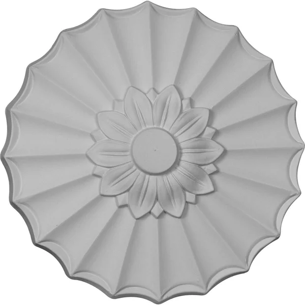 9 inchod x 1 3/8 inchp Shakuras Ceiling Medallion (Fits Canopies Up to 1 3/8 inch) - Hand-Painted Hickory