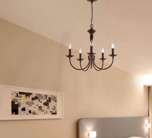 Trans Globe Lighting 9015 Rob 5 Light Chandelier in Rubbed Oil Bronze