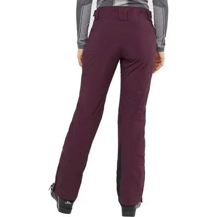 Salomon Women's Brilliant Pant Winetasting S-R