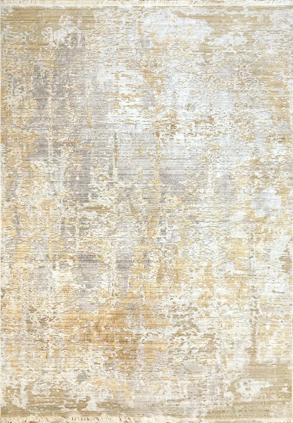 Dynamic Rugs Mood 8452-800 Yellow Area Rug Rectangle 6&7x22 x 9&6x22